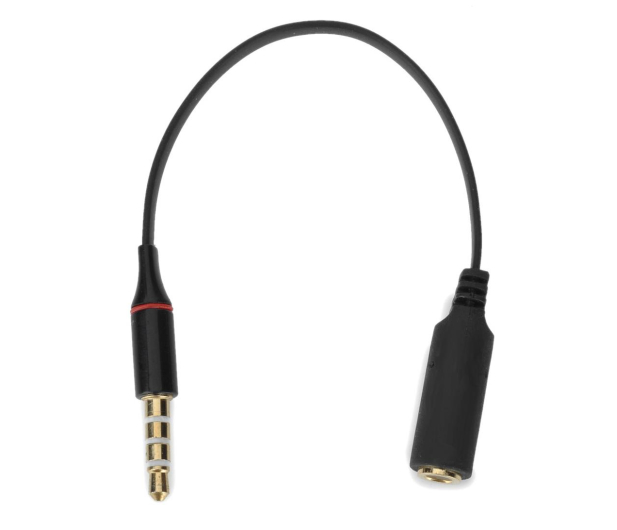 Mozos Adapter minijack męski na 3.5mm żeński OMTP CTIA - 1239325 - zdjęcie
